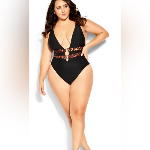 City Chic Other - Fox & Royal Vibeka Print One Piece